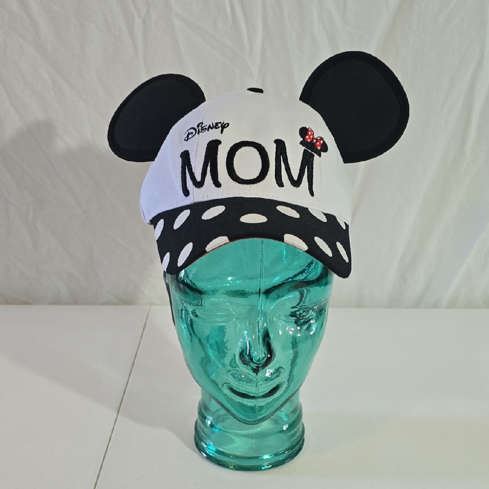 Disney Black and White Minnie Mouse Mom Cap